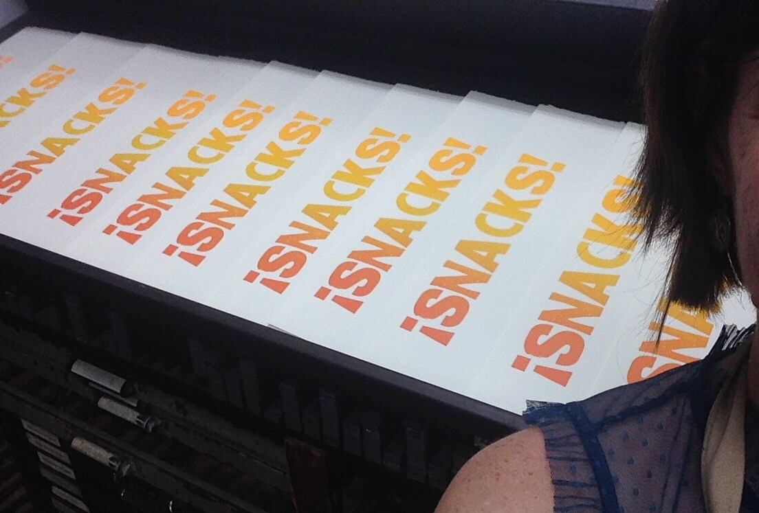 letterpress snacks prints